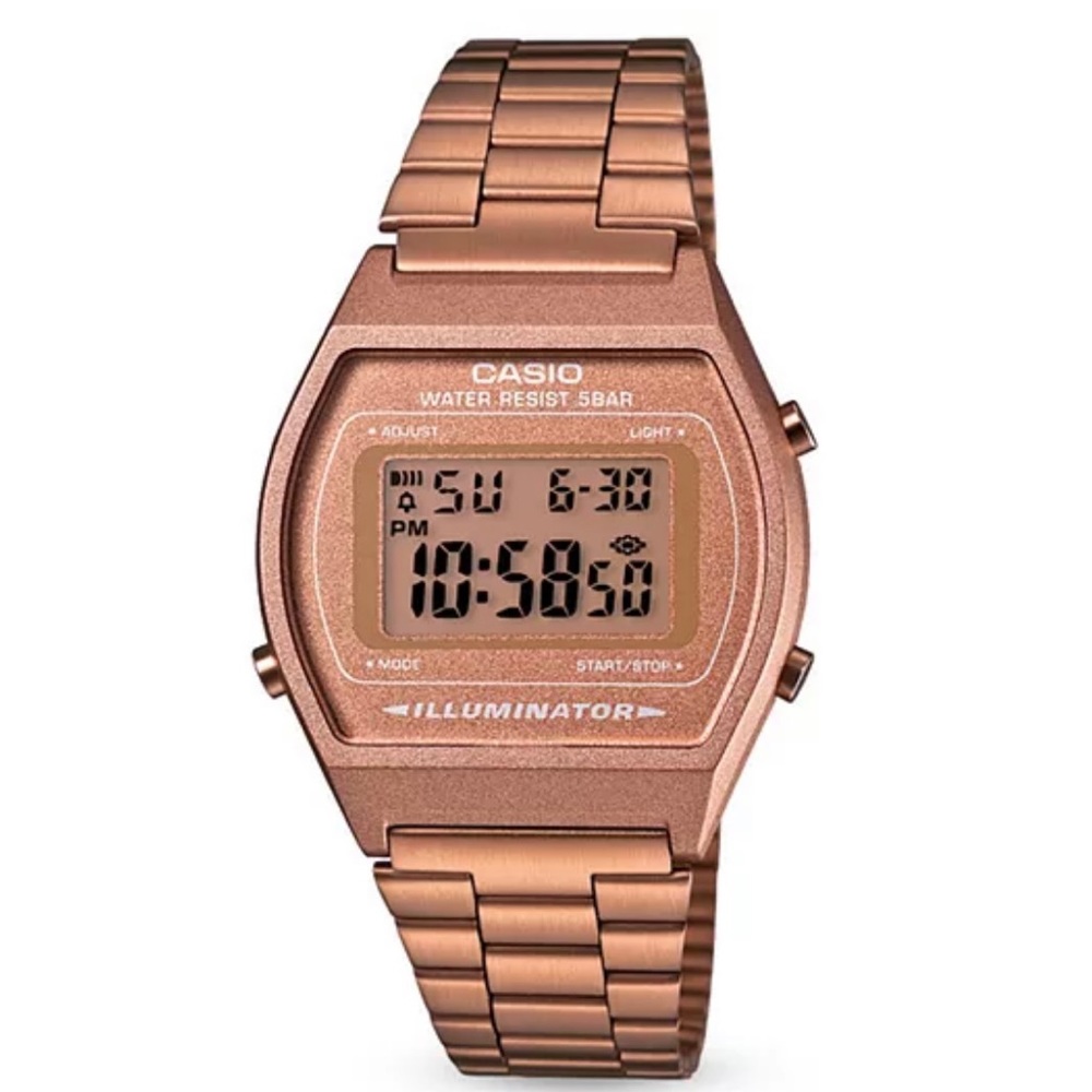 Rose Gold Casio Watch